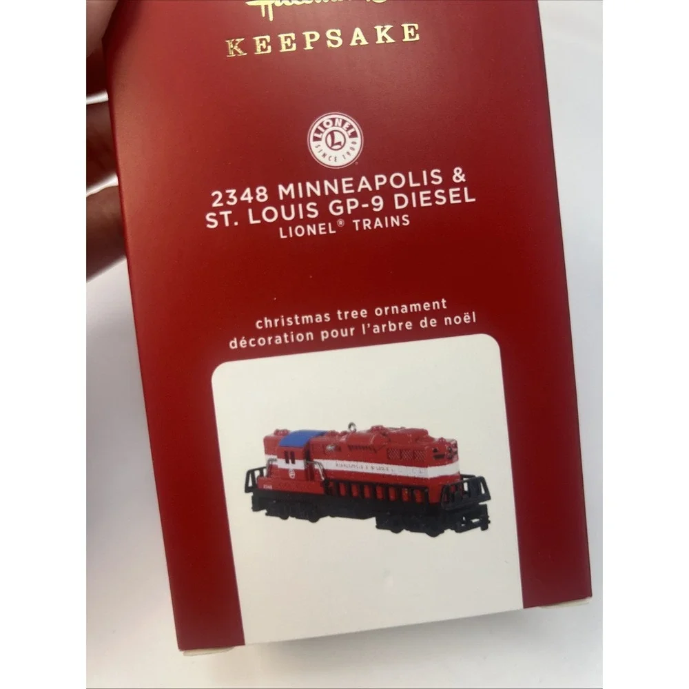 Hallmark Keepsake Lionel Trains Ornament Set GP-9 Diesel Crane Car Work Caboose